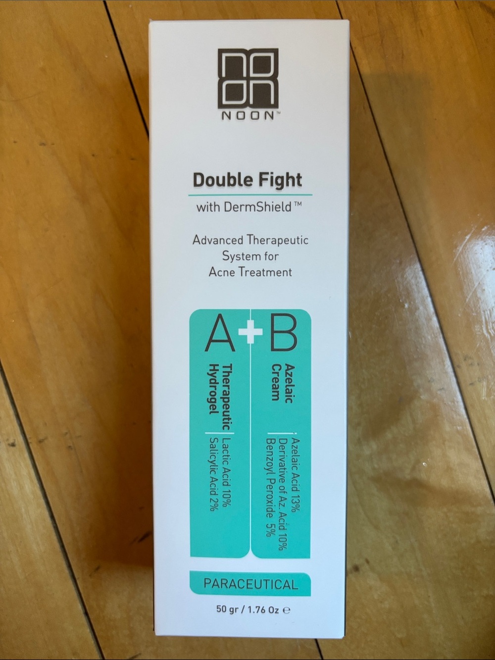 Double Fight Acne Treatment Cream Gel azelaic acid